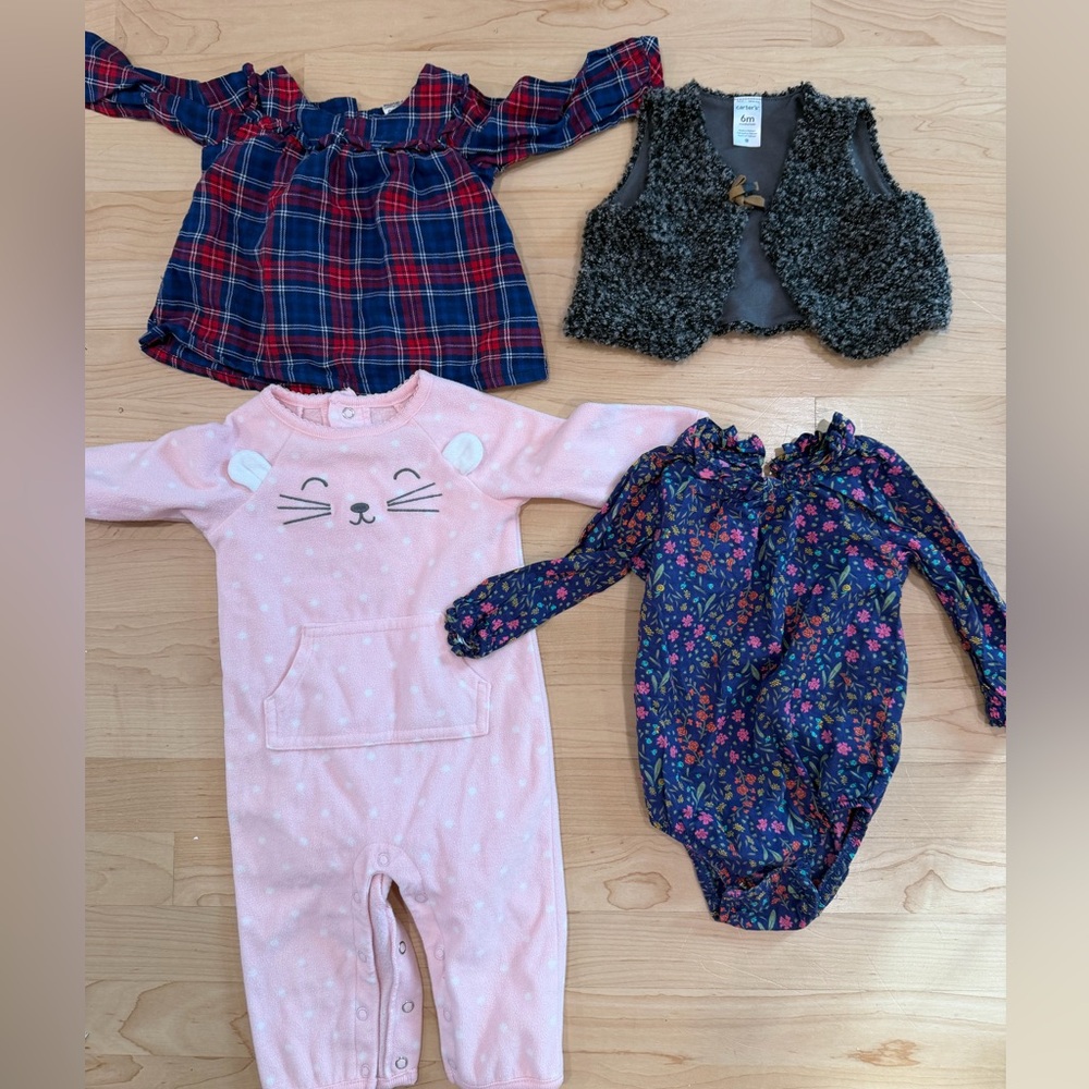 6 month winter bundle! - Blue and Pink